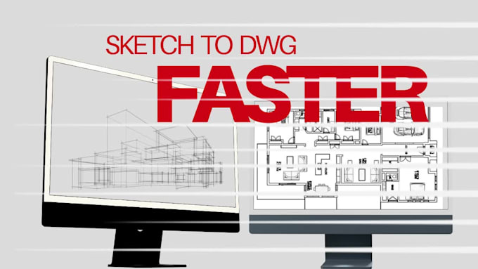 redraw your PDF or sketch into a clean autocad dwg