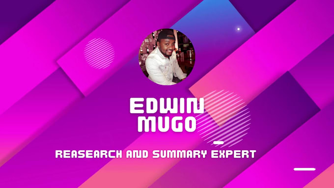 be your professional research and summary writing expert