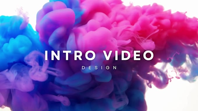 intro and outro design and video editing