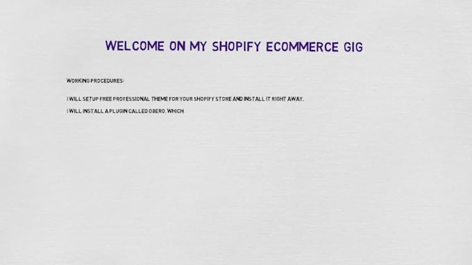 setup, customize or fix your shopify store