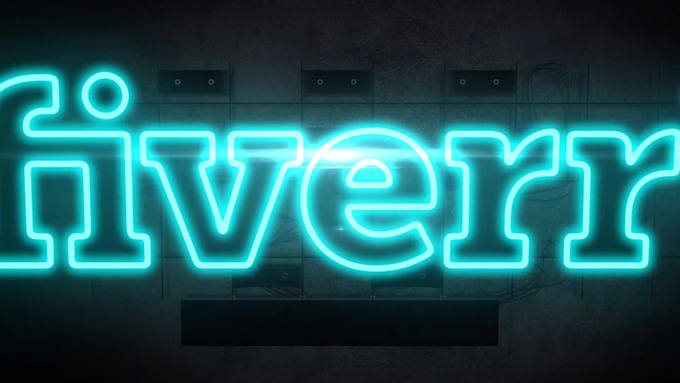 create a neon logo reveal for you