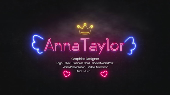 edit neon effects template video for you