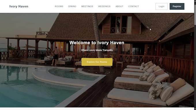 create a professional and appealing web application