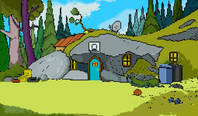 creat pixel art animated GIF mp4