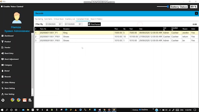 develop the desktop app and do programming task in csharp