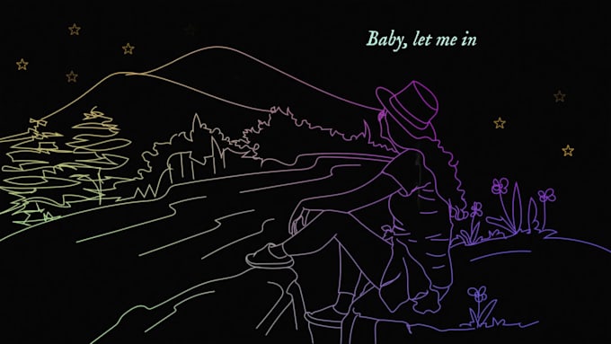 create amazing animated hand drawn lyric video