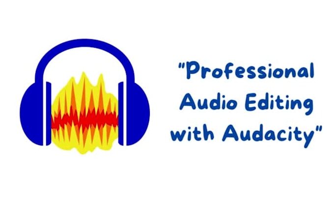 clean and edit audio in audacity ,