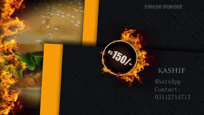 create a restaurant menu display video