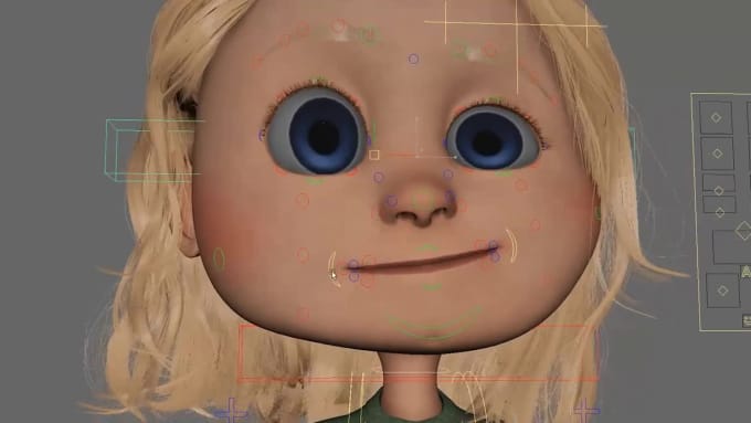 Face morphs, 3d character rigging, 3d rig, auto rig pro, blend shape ...