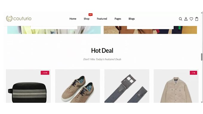 Design de loja de roupas, loja de roupas feminina no shopify, loja