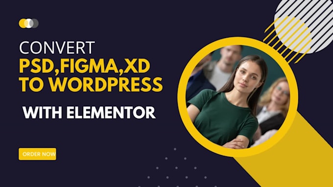 professional figma to elementor website conversion and redesign