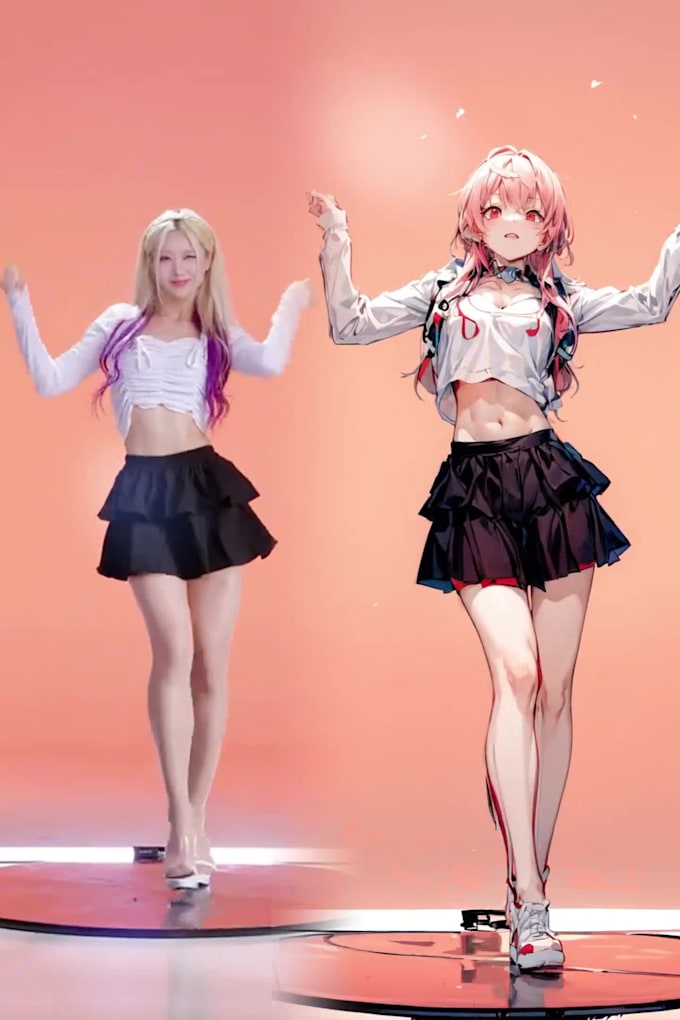 bring any dance and character to life in anime style