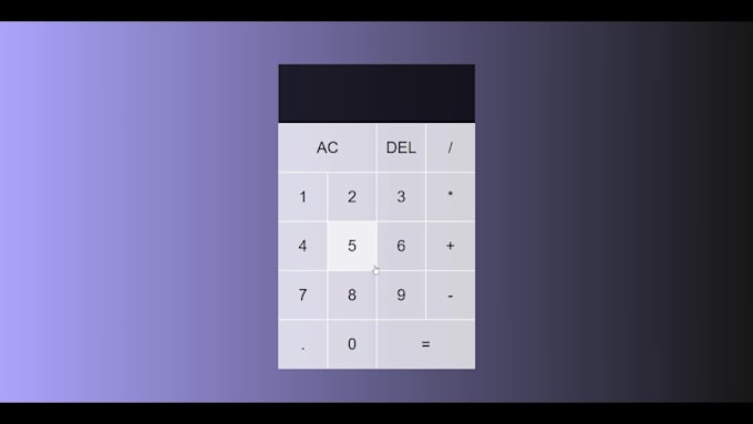 Create a calculator using html css and javascript by Thewaffle_03 | Fiverr