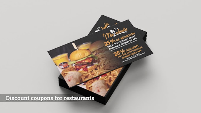 design menu for food and salon