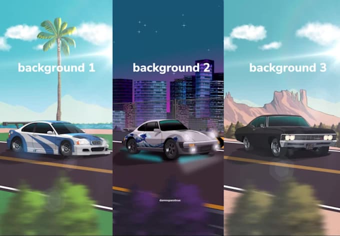 looping animate your car