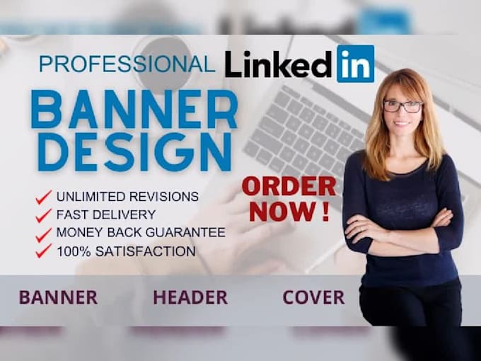 design your linkedin banner, header and cover