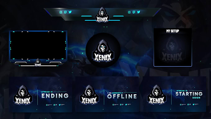 do your amusing twitch animated overlay for your live stream