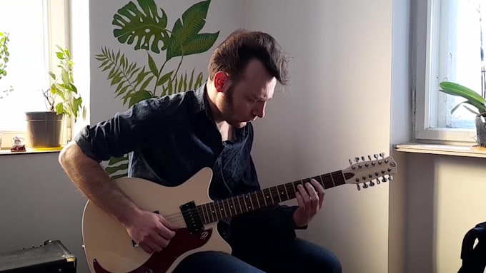 record 12 string electric rock, country, pop guitar  for you