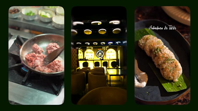 edit professional resturant promo video for instagram