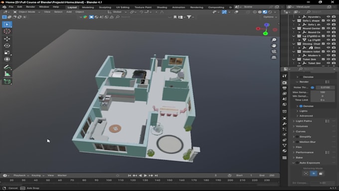 Transform your floor plan, sketch, or layout into a 3d model by Best ...