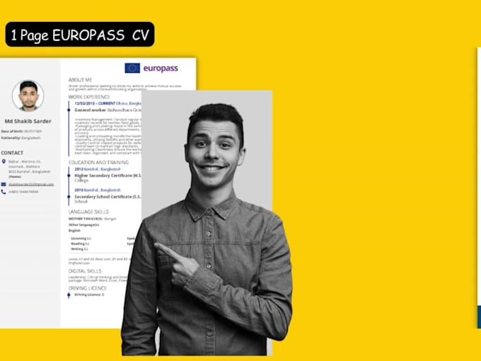 do professional europass CV, UK CV, german resume cover letter writing service