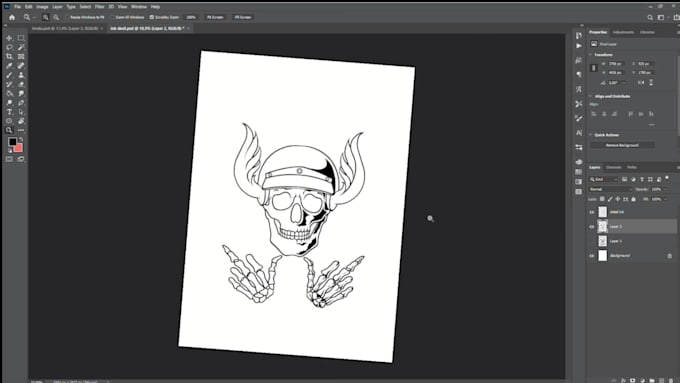 design vintage skull t shirt or streetwear logo