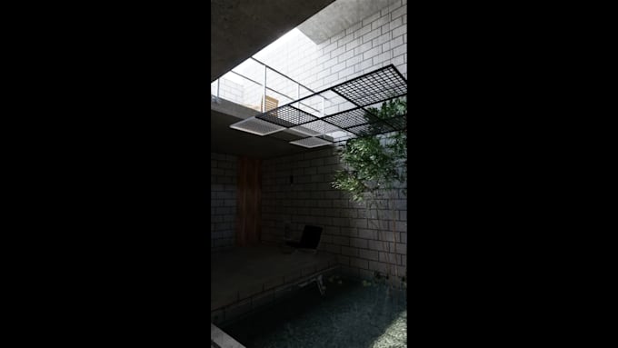 modelado y renderizado 3d de espacios interiores