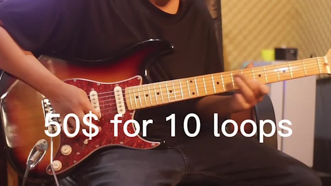 create profesional rnb electric guitar loop
