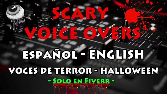 record a scary halloween voiceover or audio spot