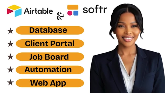 be your airtable, airtable database, automation, interface, softr webapp expert