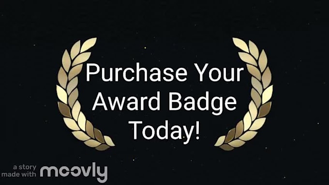 create a high rating award badge image for qualifying business and professionals