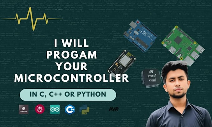 write firmware for your electronic embedded or iot project