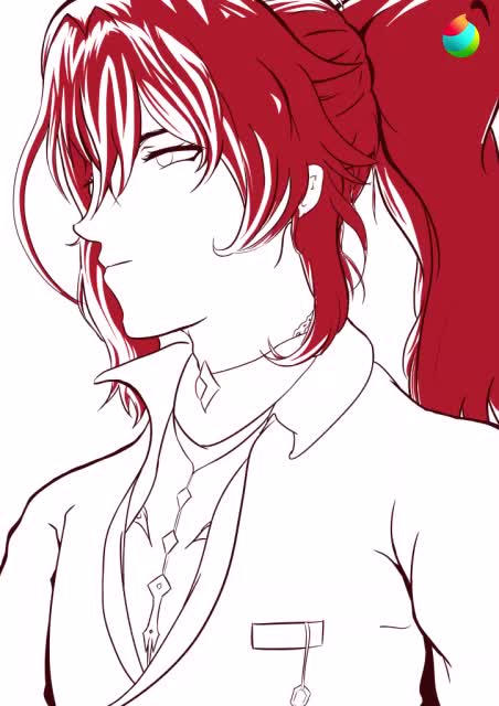 draw you in anime style or anime comission works