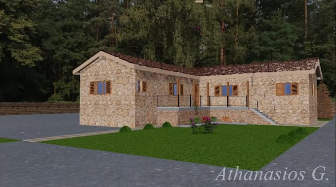 create 2d cad and 3d rendering for you