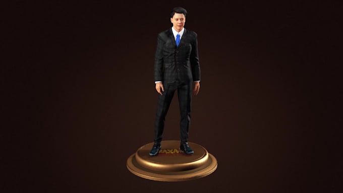 do custom 3d realistic character modeling and create custom cartoon character