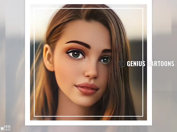 Draw a flawless cartoon portrait of you using your photo by ...