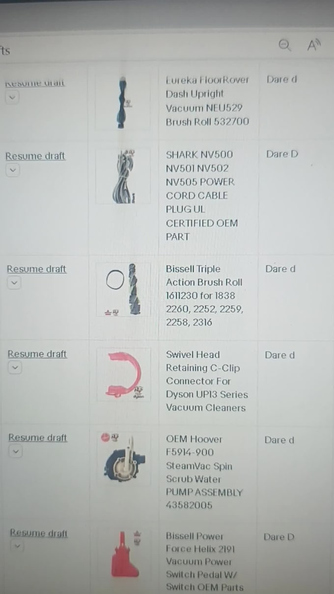 save you time by creating ebay listing drafts