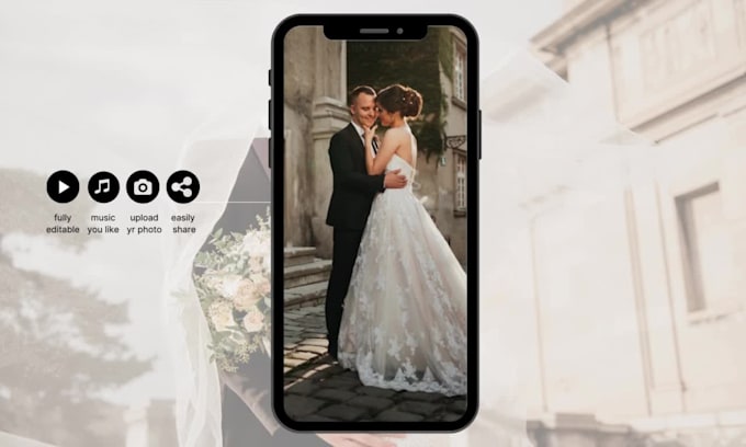 create wedding invitation video , digital video invitation