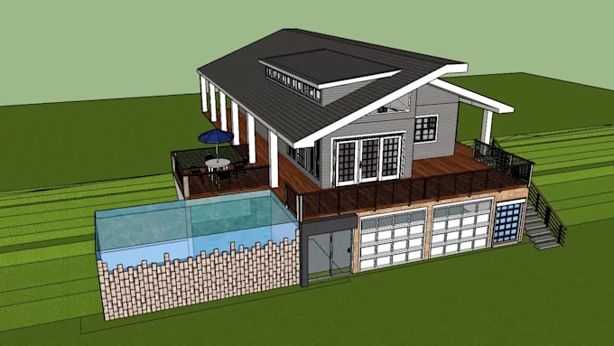 3d walktrough using sketchup