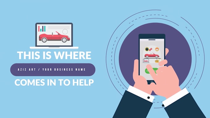 make 2d explainer video for auto detailing service