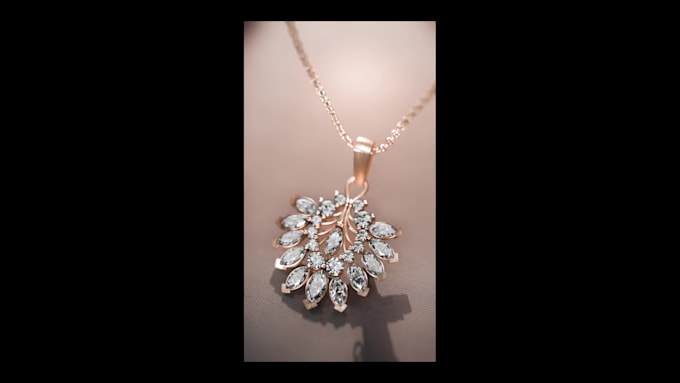 create realistic 3d jewelry with animation