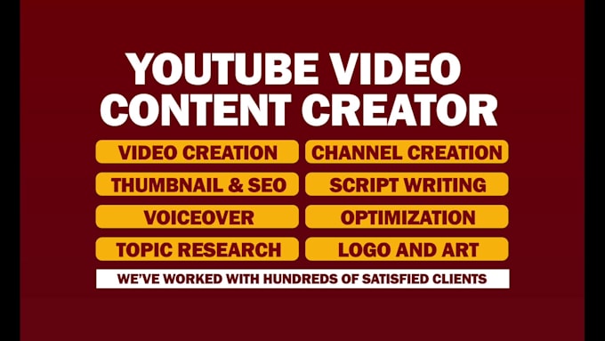 be your faceless youtube video creator for cashcow you tube automation