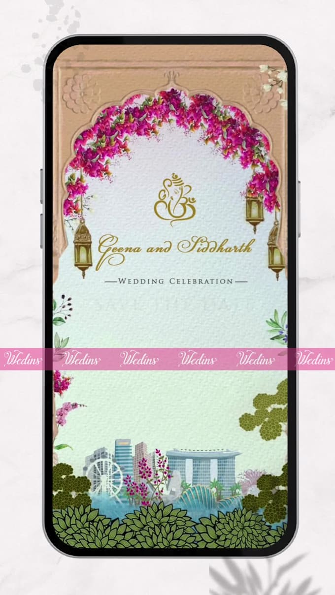 make a custom text  based invitation