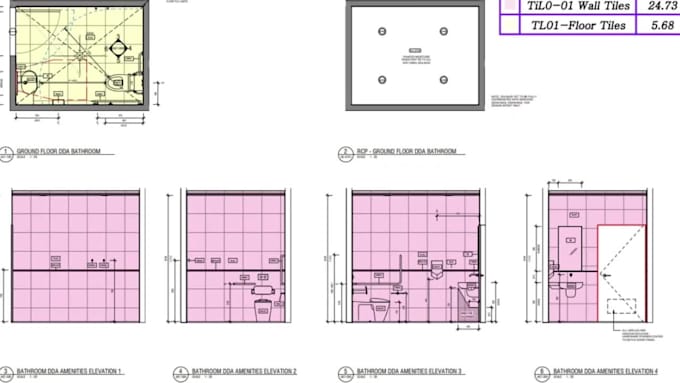 do painting, tiling, ceiling takeoffs and cost estimate