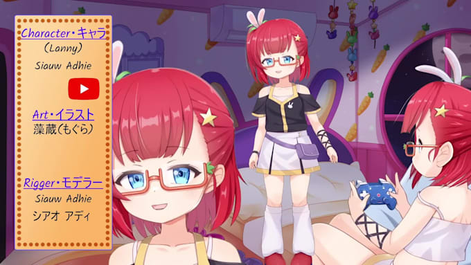 do live2d rigging fast quick vtuber starter pack