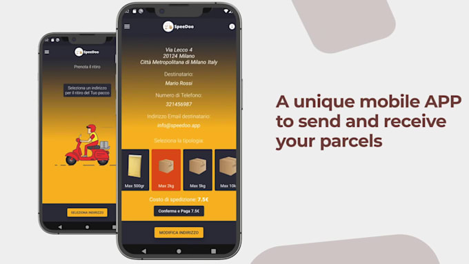 create your delivery app for restaurant italian developer