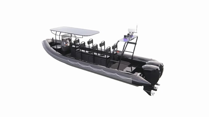create 3d boat design from your general arrangement