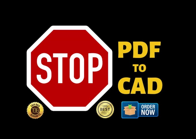 do professional PDF, sketch, blueprint to cad conversion and redrawing
