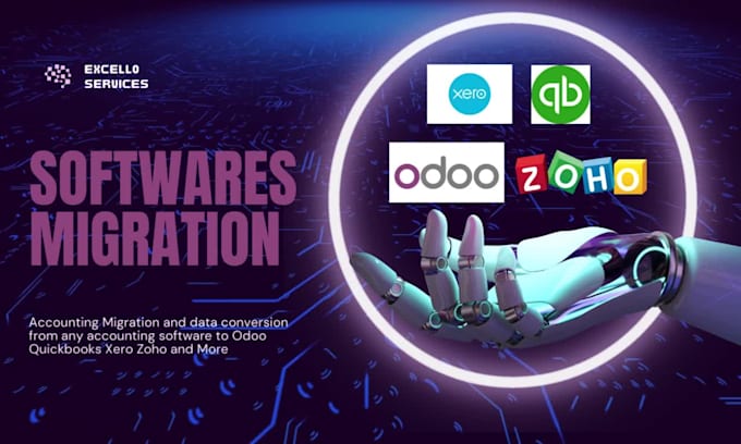 do accounting migration and bookkeeping in odoo xero quickbooks zoho books