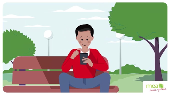create a custom animation video in german